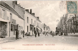 VILLIERS-SAINT-GEORGES: Rue De La Gare - Très Bon état - Villiers Saint Georges