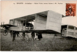 AVIATION: Sports, Biplan Voisin, Moteur Gnôme à M. Paulhanb - Très Bon état - ....-1914: Precursori