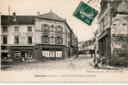 TOURNAN: Rue De Paris Et Place Du Marché - Très Bon état - Tournan En Brie