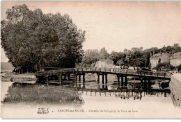 SAMOIS-sur-SEINE: Chemin De Halage Et Le Pont De Bois - Très Bon état - Samois