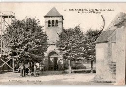 LES SABLONS: La Place De L'église - état - Andere & Zonder Classificatie