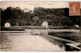 SAACY-sur-MARNE: Le Barrage - Très Bon état - Andere & Zonder Classificatie