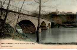 SAACY-sur-MARNE: Pont De Saâcy Et église De Méry - Très Bon état - Other & Unclassified