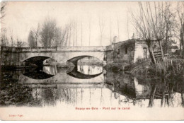 ROZOY-en-BRIE: Pont Sur Le Canal - Très Bon état - Sonstige & Ohne Zuordnung