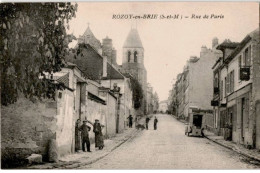 ROZOY-en-BRIE: Rue De Paris - Très Bon état - Other & Unclassified