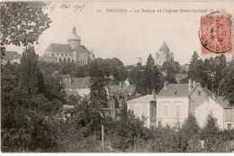 PROVINS: Le Donjon Et L'église Saint-quiriace - Très Bon état - Provins