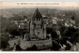 PROVINS: La Tour De César Vue à Vol D'oiseau - Très Bon état - Provins