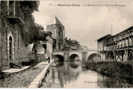 MORET-sur-LOING: Les Remparts Et La Porte De Bourgogne - Très Bon état - Moret Sur Loing