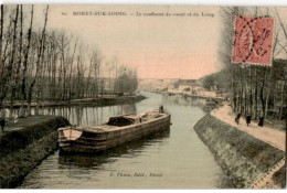MORET-sur-LOING: Le Confluent Du Canal Et Du Loing - Très Bon état - Moret Sur Loing