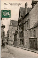 MORET-sur-LOING: Rue De L'église Et Maison Des Sucres D'orge - Très Bon état - Moret Sur Loing