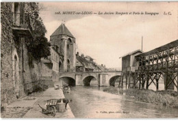 MORET-sur-LOING: Les Anciens Remparts Et Porte De Bourgogne - Très Bon état - Moret Sur Loing