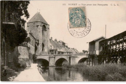 MORET-sur-LOING: Vue Prise Des Remparts - Très Bon état - Moret Sur Loing