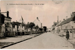 VILLIERS-SAINT-GEORGES: Rue De La Gare - état - Villiers Saint Georges
