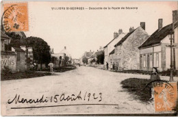 VILLIERS-SAINT-GEORGES: Descente De La Route De Sézanne - état - Villiers Saint Georges