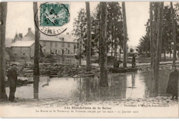 VOULX: Inondation De La Seine La Route Et Le Tramway De Vulaines Coupés Par Les Eaux - Très Bon état - Other & Unclassified