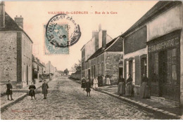 VILLIERS-SAINT-GEORGES: Rue De La Gare - Très Bon état - Villiers Saint Georges