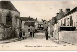 VILLENEUVE-sur-BELLOT: L'avenue De La Gare - Très Bon état - Otros & Sin Clasificación