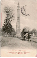 VILLENEUVE-LE-COMTE: L'obélisque Tramway De Mortcerf à Lagny - état - Other & Unclassified