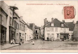 VILLENEUVE-sur-BELLOT: La Rue Du Rocmont - Très Bon état - Andere & Zonder Classificatie