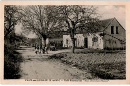 VAUX-en-LUNAIN: Café-restaurant "aux Deux-sans-homme" - Très Bon état - Sonstige & Ohne Zuordnung