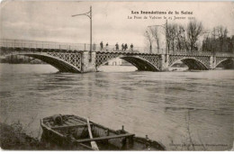 VALVINS: Les Inondations De La Seine Le Pont De Valvins Le 25 Janvier 1910 - Très Bon état - Otros & Sin Clasificación