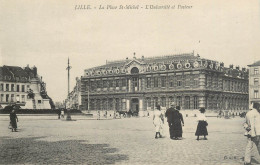 CPA France Lille La Place St. Michel - Lille