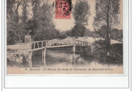 MARSEILLE - SAINT MARCEL - Les Bords De L'Huveaune - La Passerelle En Bois - Très Bon état - Saint Marcel, La Barasse, Saintt Menet