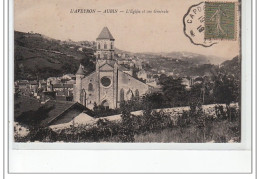 AUBIN - L'église Et Vue Générale - Très Bon état - Autres & Non Classés