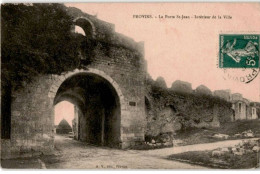 PROVINS: La Porte Saint-jean Intérieur De La Ville - Très Bon état - Provins