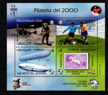 Uruguay Block 89 Postfrisch Zeppelin #GY237 - Uruguay