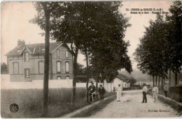 OZOUER-le-VOULGIS: Avenue De La Gare, Passage à Niveau - état - Andere & Zonder Classificatie