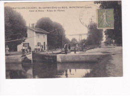 CHATILLON-COLIGNY - Sainte Geneviève Des Bois - Montbouy - Canal De Briare - Ecluse De L'Epinoy - Très Bon état - Chatillon Coligny