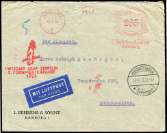Zeppelin, Zeppelinpost LZ 127, Südamerikafahrten 1932, 1933, Brief - Zeppeline