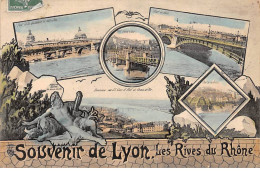 Souvenir De LYON - Les Rives Du Rhône - état - Otros & Sin Clasificación