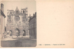 LYON - Cathédrale - Façade De Saint Jean - Très Bon état - Autres & Non Classés