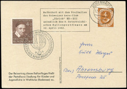 Luftfahrt, Ballon, Ballonpost, 1952, Brief - Non Classés