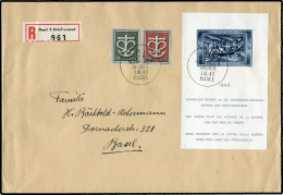 Schweiz, 1945, Bl. 11, Brief - Otros & Sin Clasificación