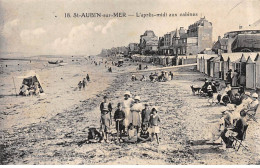 SAINT AUBIN SUR MER - L'après Midi Aux Cabines - Très Bon état - Saint Aubin