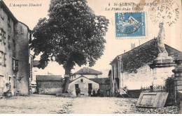 SAINT SERNIN SUR RANCE - La Place De La Vierge - Très Bon état - Autres & Non Classés