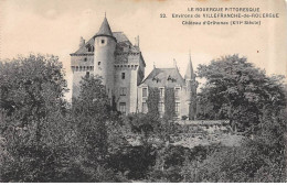 Environs De VILLEFRANCHE DE ROUERGUE - Château D'Orthonac - Très Bon état - Other & Unclassified