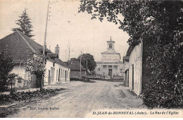 SAINT JEAN DE BONNEVAL - La Rue De L'Eglise - Très Bon état - Other & Unclassified