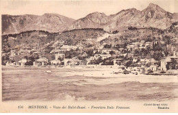 MENTON - MENTONE - Visto Dei Blazi Rossi - Frontiera Italo Francese - Très Bon état - Menton