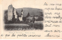 Environs De MONTLUCON - Ruines De TIZON - état - Other & Unclassified