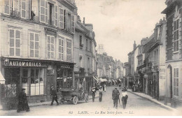 LAON - La Rue Saint Jean - Très Bon état - Laon