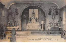 CAZAUX HAMEAU - Intérieur De L'Eglise - Très Bon état - Otros & Sin Clasificación