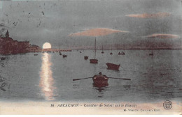 ARCACHON - Coucher De Soleil Sur Le Bassin - Très Bon état - Arcachon