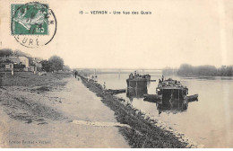 VERNON - Une Vue Des Quais - Très Bon état - Vernon