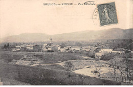 SAULCE SUR RHONE - Vue Générale - Très Bon état - Andere & Zonder Classificatie