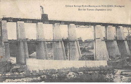 Usine Et Barrage Hydro Electrique De TUILLIERES - Etat Des Travaux - Septembre 1907 - Très Bon état - Otros & Sin Clasificación