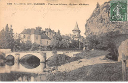 CLERON - Pont Sur La Loue - Eglise - Château - Très Bon état - Andere & Zonder Classificatie